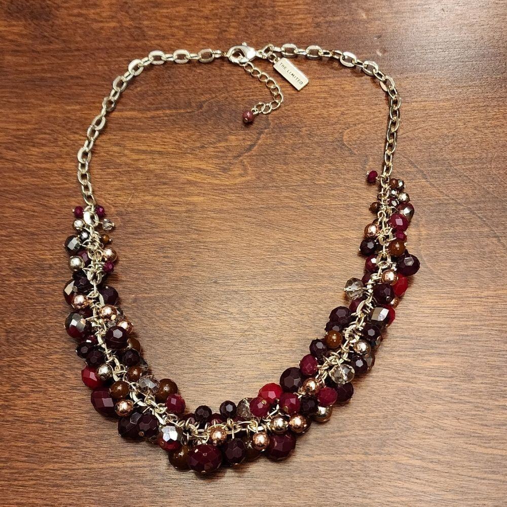 THE Limited beaded bibb necklace